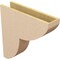 Ekena Millwork 6"W x 24"D x 24"H Thin Crestline Rough Cedar Woodgrain TimberThane Corbel, Primed Tan CORUR06X24X24CRERCPR - alternate 3